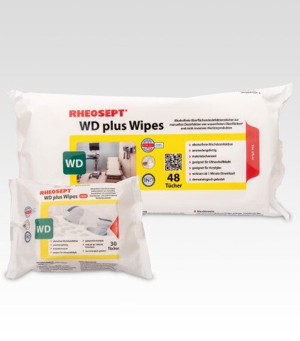 RHEOSEPT WD plus Wipes MAXI 1 Pack = 48 Tücher