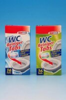 WC Sanitärreiniger Tabs Packung mit 16 Stück