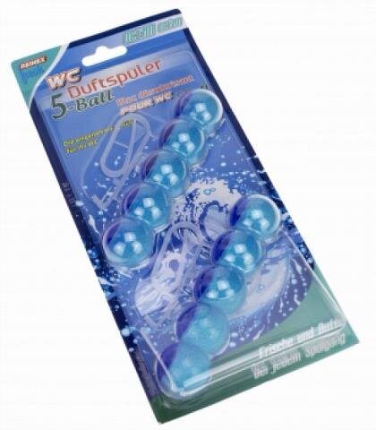 Sanitär WC Duftspüler 5-erBalls  Ocean 1 VE = 2 Stück verpackt