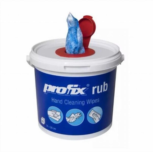 Reinigungsfeuchttücher blau PROFIX 1 Eimer = 72 Tücher