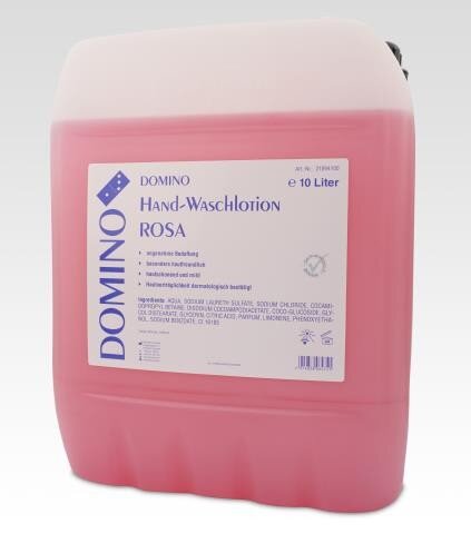 DOMINO Hand-Waschlotion rosa 10 Liter Kanister