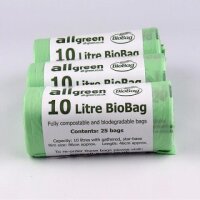 Bio- Abfallbeutel 10 Liter 1 Rolle mit 25 Beuteln
