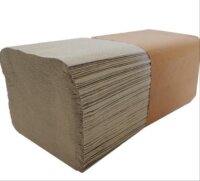 Falthandtuch V-Falz 25 x 23 cm, 1-lg natur, 5000...