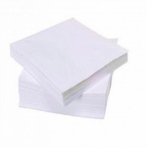 Servietten 33x33cm 1/4 Falz 1-lg weiß 1 VE = 4500 Stück weiß