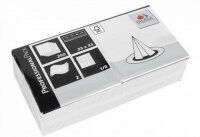 Servietten 33x33cm 1/8 Falz 2-lg weiß 1 VE =...