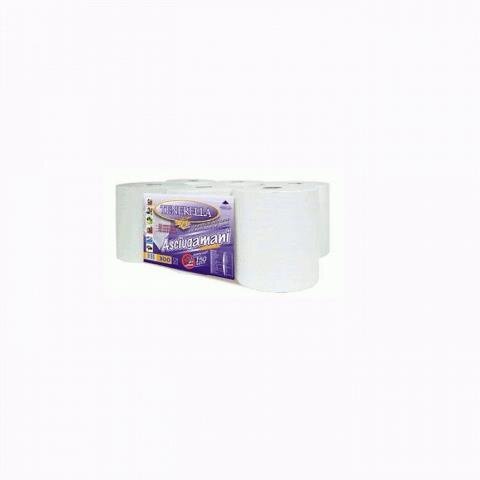 Handtuchrolle 2-Lagig weiß 150m 1 VE = 6 Rollen