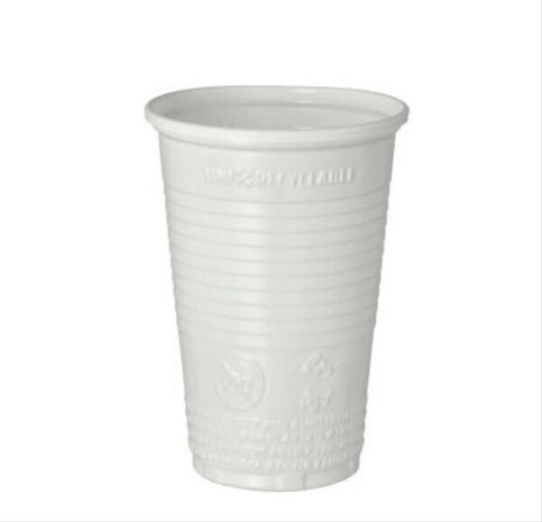 Ausschankbecher weiß, 0,2 Liter 100 Stück/Pack