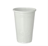 Ausschankbecher weiß, 0,2 Liter 100...