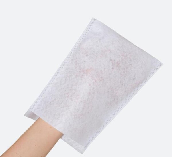 Pflege Waschhandschuh Premium,Vlies weiß 1 VE = 1000 Stück
