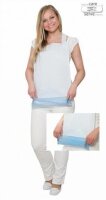 Esslätzchen PE Folie blau Tissue-Auflage 1 VE =...
