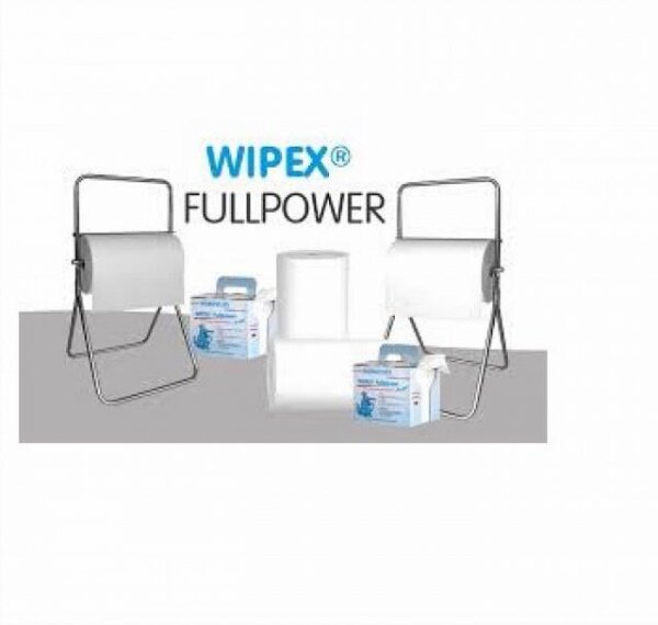 WIPEX FULLPOWER TO GO Spenderbox 100 Tücher Z-gefaltet weiß