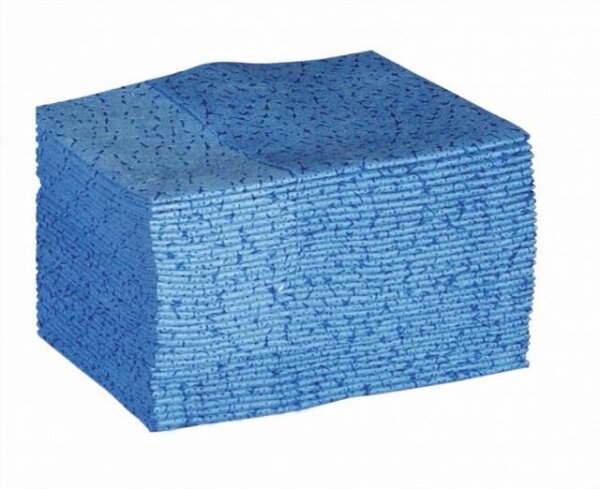 Tuch Poly - Star blue Z-gefaltet 1 VE = 500 Tücher 30 x 38 cm