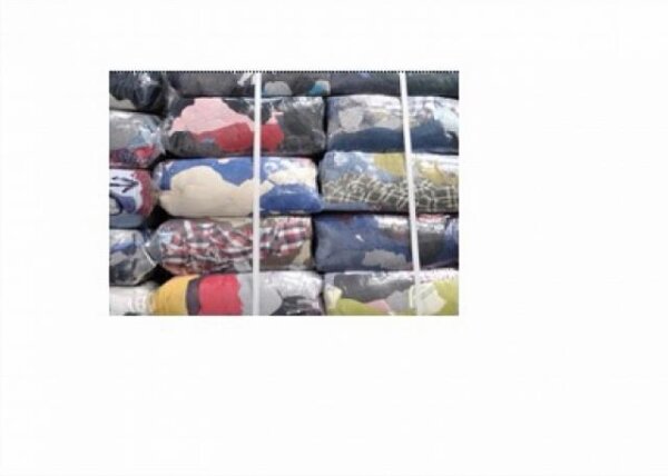 Putzlappen textil Trikot farblich dunkel 1 VE = 25 kg Ballen