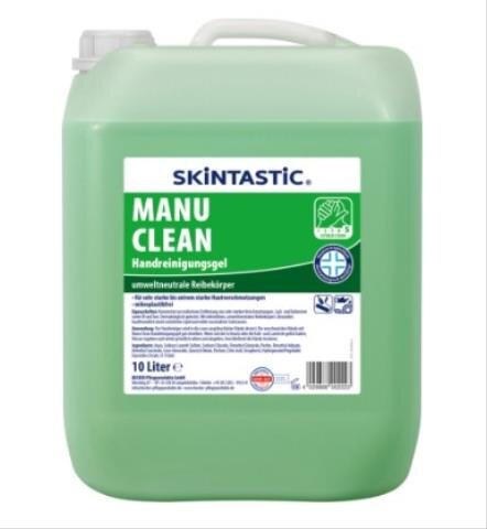 Skintastic Manu Clean Handreinigungsgel 10 L Kanister