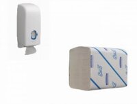 Toilettenpapier Zickzackfaltung 10x22 cm 1 VE = 9000...