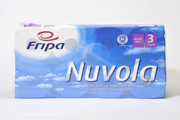 Toilettenpapier 3-lagig, 250 Bl. h-weiß 1 VE = 48 Rollen