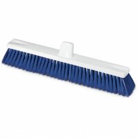 HACCP Besen 45 cm Kunststoff weiß mit blauem...
