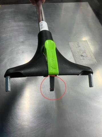 Stiel Aluminium 150 cm für 4-Loch  System Beconnect