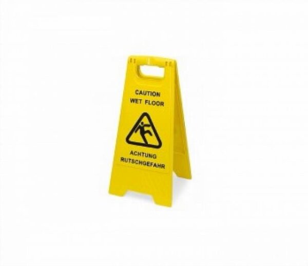 Warnschild Rutschgefahr mit Piktogramm