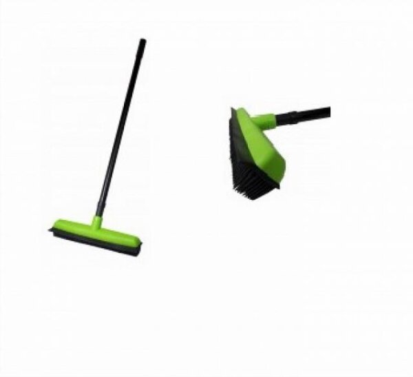 Besen mit Gumminoppen 32 cm komplett mit Teleskopstiel 140 cm