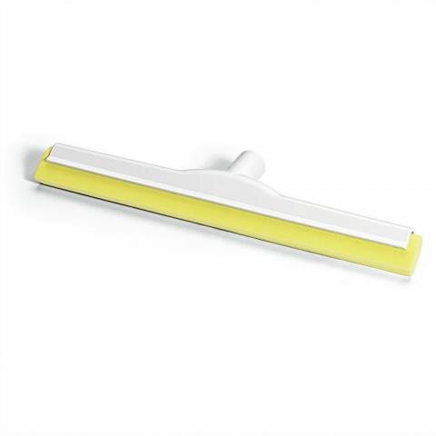 HACCP Wasserschieber 45cm GELB Kunststoff weiß/Hygienegummi gelb