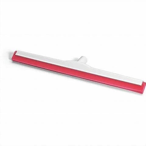 HACCP Wasserschieber 60cm ROT Kunststoff weiß/Hygienegummi rot
