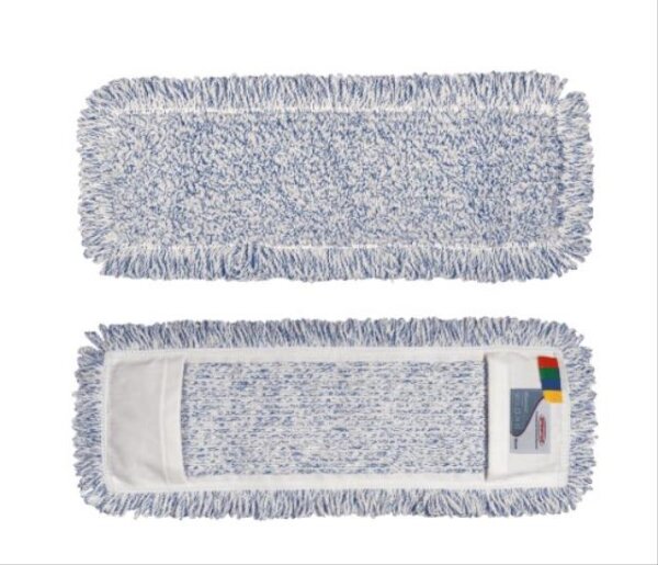 Profimopp aus Mikrofaser (Tasche) 40 cm blau/weiß