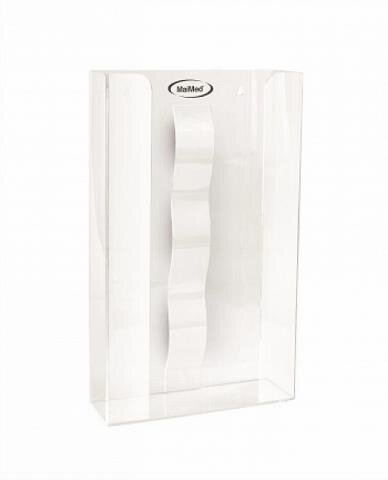 Spender Handschuhboxen Acryl 3-fach zur Wandmontage mit Feder