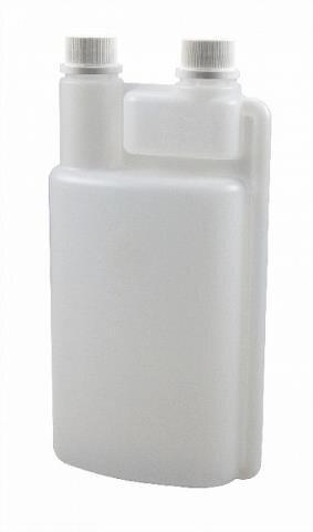 Dosierflasche leer 1000 ml mit Dosierkammersystem von 10- 60 ml