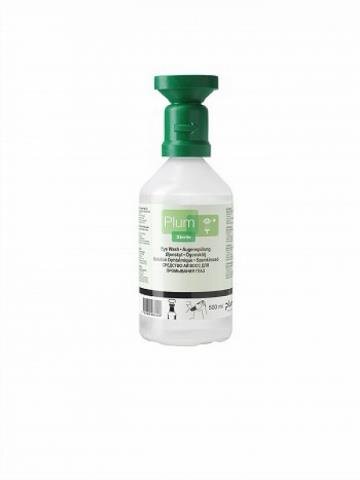Augenspülflasche gefüllt mit  500 ml Natriumchlorid Lösung