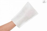 Pflege Waschhandschuh Vlies weiß